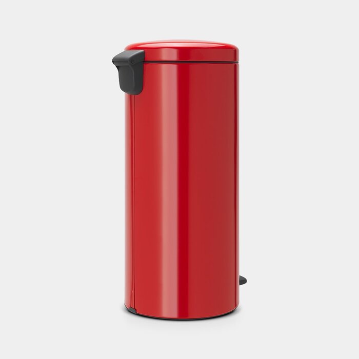 Сміттєвий бак з педаллю 30 л безшумний червоний NewIcon Brabantia