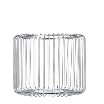 Кошик L 20 х 25 см срібляста матова Estra Blomus