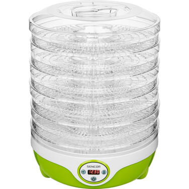Дегідратор на 5 полиць, 240 Вт, зеленый SENCOR