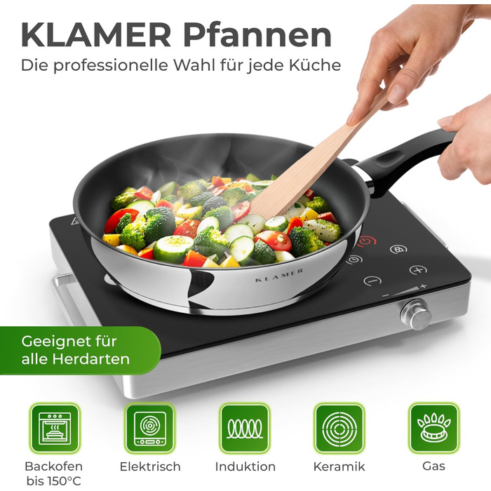 Професійна сковорода 24 см Klamer