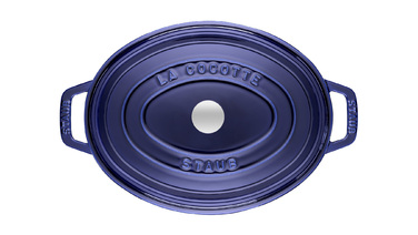 Кокот овальний 33 см, темно-синій Staub