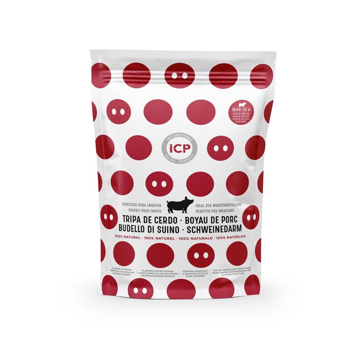 Кишка свиняча для виробництва ковбаси 25 м, калібр 36/40 ICP