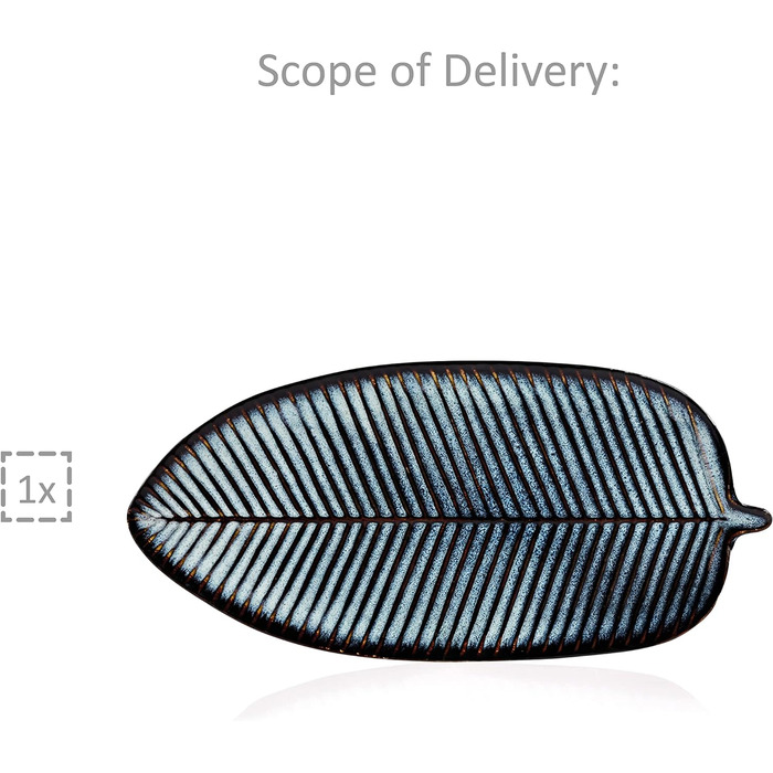 СПІВАЧКА Набір тарілок Токіо 12 шт. , Набір посуду 4 персони, Посуд Столовий посуд, Столовий сервіз в т.ч. Обідня тарілка, Тарілка для торта & Bowl, Вечеря, Обідній сервіз темно-синій з чорними вставками (Тарілка для подачі )