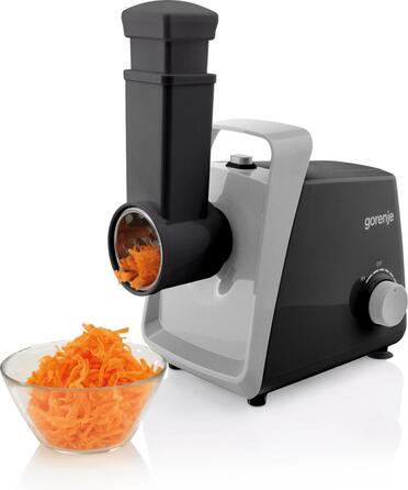 Gorenje М'ясорубка, 1600Вт, 2,2кг/хв, 2 решітки, пластик+метал, чорний