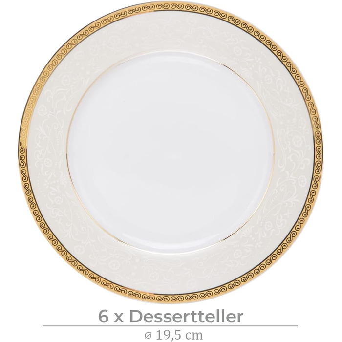 Кавовий сервіз 18 предметів, 6 персон Konsimo