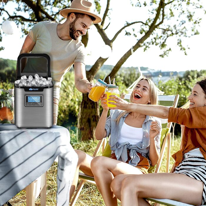 Льодогенератор з нержавіючої сталі 2,2 л 150 Вт tillvex