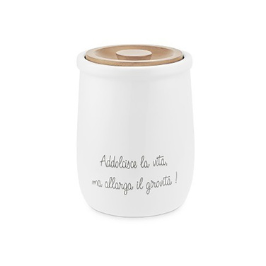 Банка для цукру La Porcellana Bianca GLI ONESTI, порцеляна, 800 мл