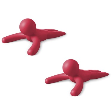 Набір з 2 дверних стопперів червоний Buddy Umbra