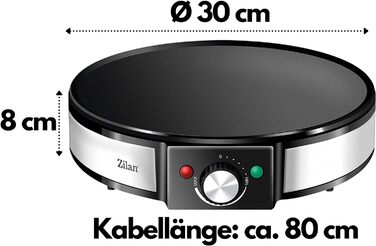 Блинница электрическая 30 см Zilan