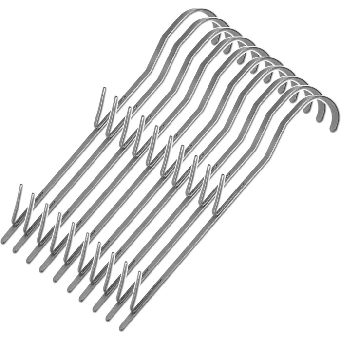 Набір гачків для коптильні 10 шт 23 см A&N