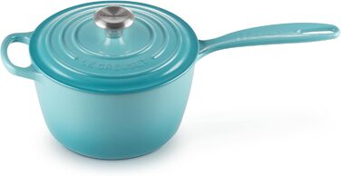 Чавунний сотейник 2 л з кришкою, бірюзовий Signature Le Creuset