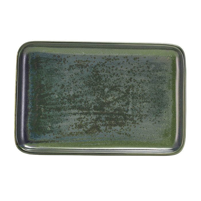 Блюдо прямоугольное 30*20 см, зеленое, Terra Porcelain Aqua Green, GenWare