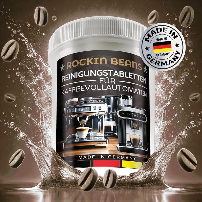 Таблетки для чищення кавомашин 100 шт Rockin Beans