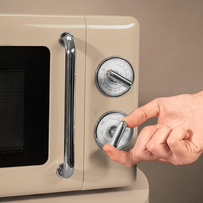 Мікрохвильова піч 700 Вт, бежева ProClean 3010 Retro Cecotec