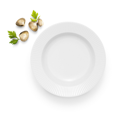 Тарілка Ø 25 см біла Legio Nova Eva Solo