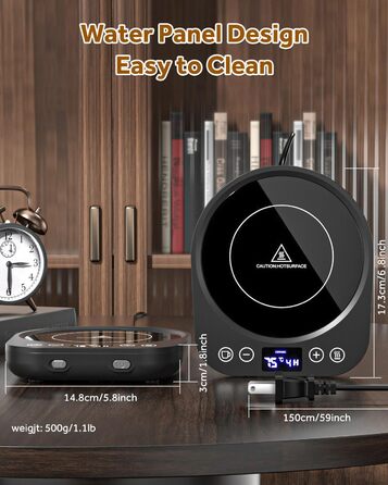 Подогреватель для чашек 35 Вт, черный MQFORU