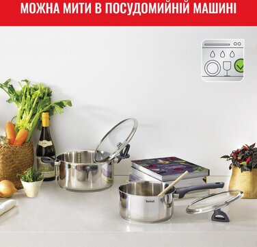 Tefal Набор посуды Daily Cook, 8 предметов, нерж.сталь