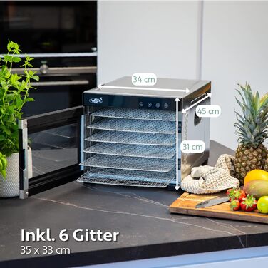 Дегідратор на 6 полиць, 650 Вт Vita5