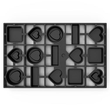 LOVE Форма для випічки 'кохання' 154x245 h 20 мм