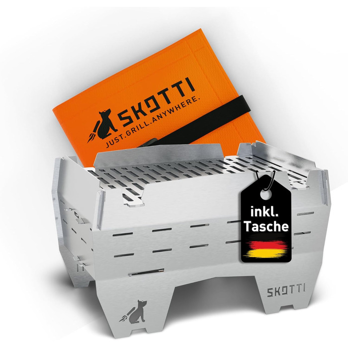 Складний гриль для кемпінгу SKOTTI