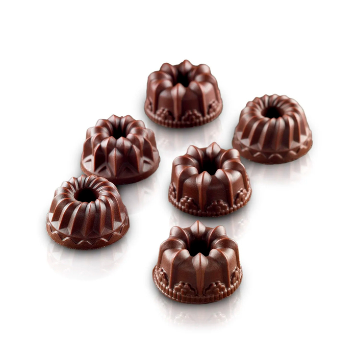 SCG19 Форма силіконова для шоколаду 'фантазія' 28,5х15 мм