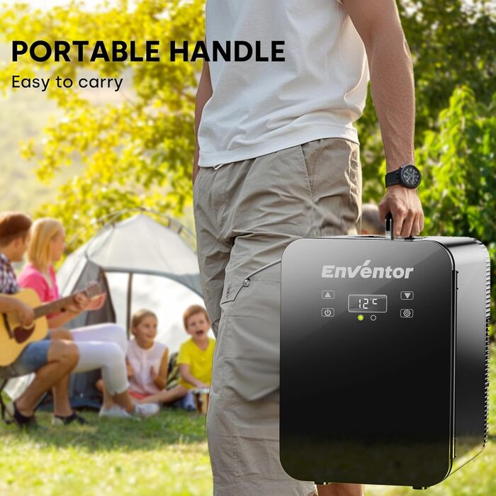 Мини-холодильник 10 л черный Enventor