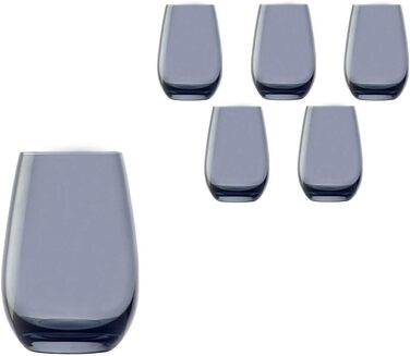 Склянки 465 мл, набір 6 предметів, димчасто-сірий Elements Stölzle Lausitz