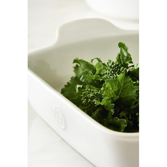 Маленька форма для запікання прямокутна 20 х 14 х 5 см, біла Emile Henry