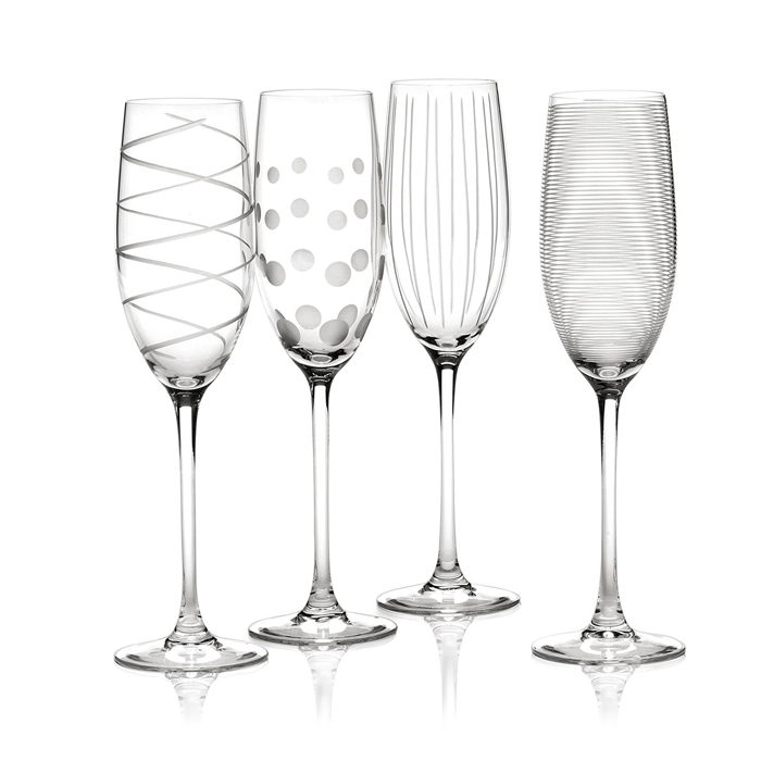 Набор бокалов для шампанского Mikasa CHEERS, стекло, 250 мл, 4 пр.