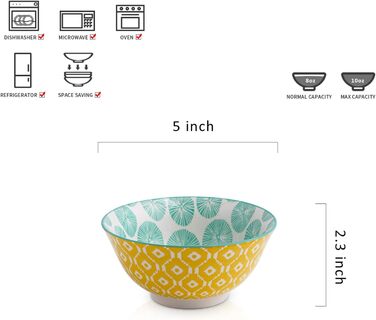 Набір з 6 піалок для десертів 284 мл Selamica