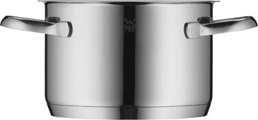 Набір індукційних каструль WMF Aparto Advantage Pot Set зі скляною кришкою, полірована нержавіюча сталь Cromargan, без покриття, можна мити в посудомийній машині (набір каструль) (16 см)