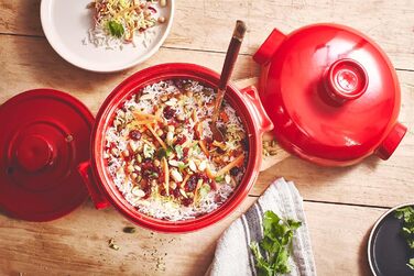 Кокот для рису 2,5 л, бордовий Emile Henry