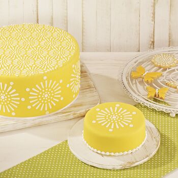 Набір трафаретів з мереживним візерунком для торта, 2 предмета, Mandala RBV Birkmann