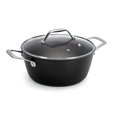 Кастрюля с крышкой 24 см 4,1 л Black Titan BARAZZONI