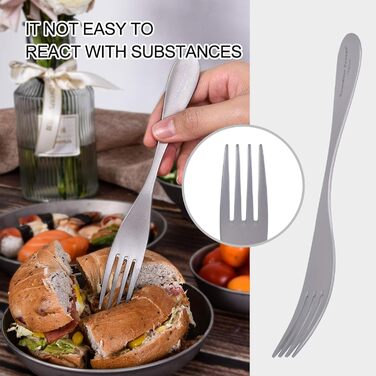 Титановий набір столових приборів iBasingo