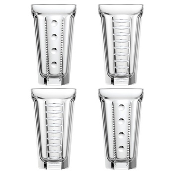 Стакан 340 мл, набор 4 шт., 2 разных дизайна, Saga, La Rochere