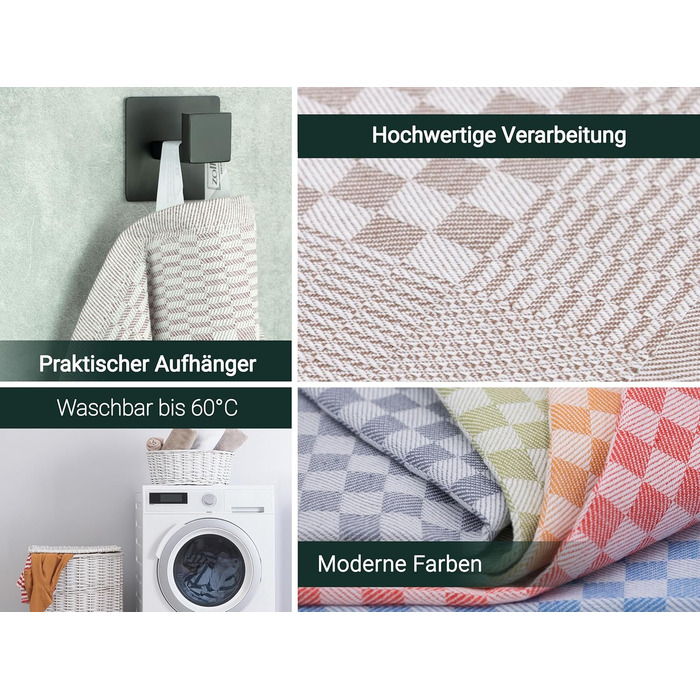 Набір кухонних рушників з 10 предметів 46 x 70 см ZOLLNER