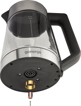 Gorenje Електрочайник 1.7л, 2,200 Вт, скло, нерж