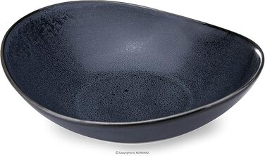 Набор глубоких тарелок на 6 человек, фарфор, 450 мл Konsimo