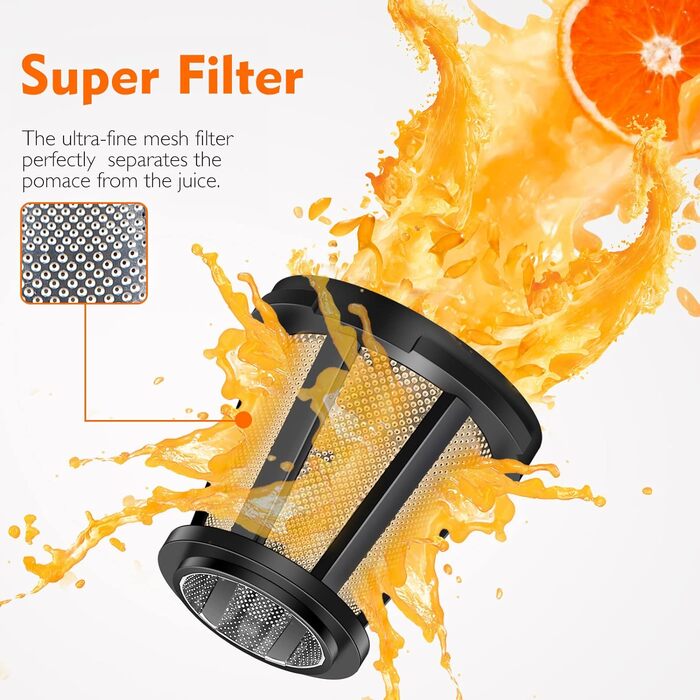 Соковыжималка для овочі та фрукти, 150 Вт Amzchef