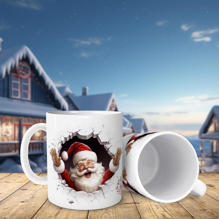 Рождественская кружка с Санта-Клаусом 330 мл. TRIOSK