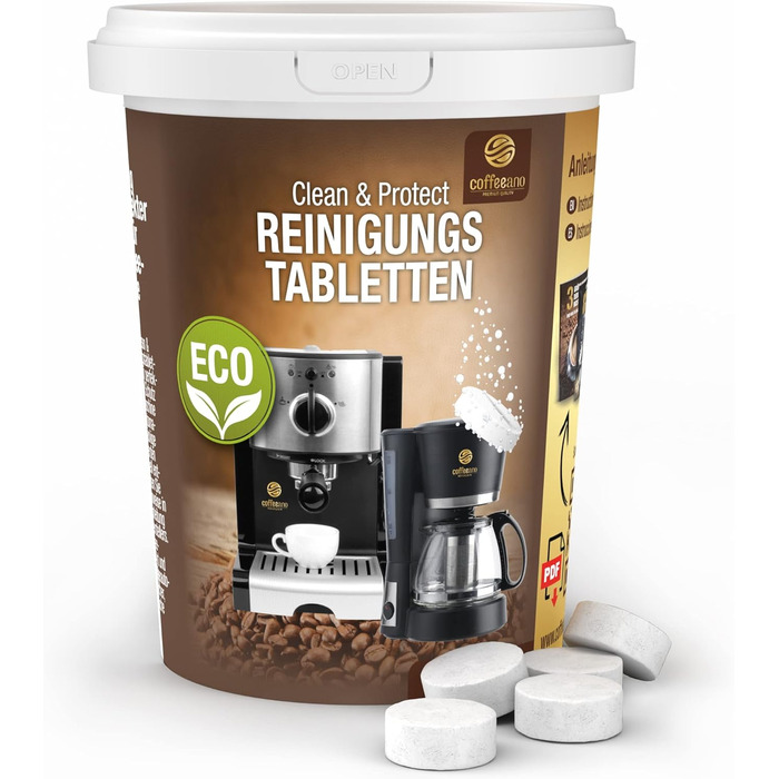 Таблеток для чищення кавомашин 250 табл Coffeeano