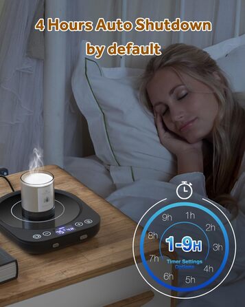 Подогреватель для чашек 35 Вт, черный MQFORU