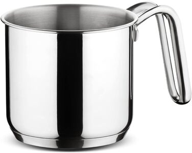 Набір універсального посуду Lagostina Sfiziosa з 24 предметів, виготовлений з нержавіючої сталі 18/10 з тришаровим дном Lagoseal Plus, включає 5 каструль, 3 сотейники, молочник, 8 кришок та 7 кухонних приладів (10 предметів)