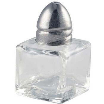 Солонка стеклянная 3х3х5 см, GenWare