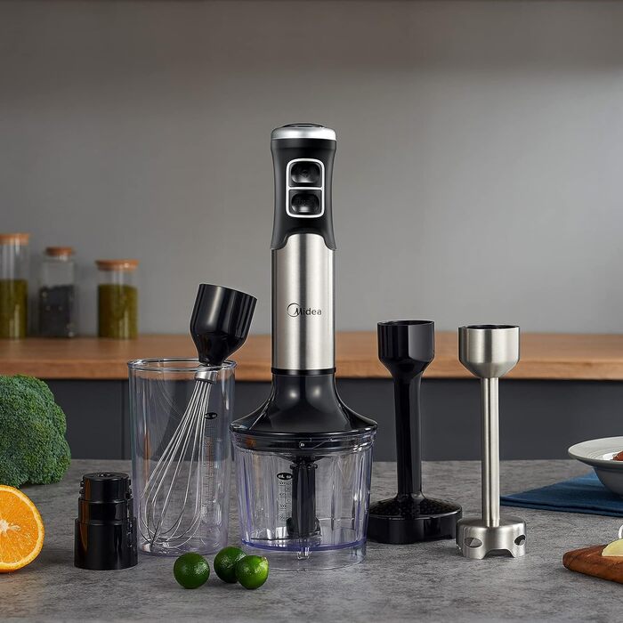 Блендер 4 в 1 погружной электрический 1000 Вт Midea