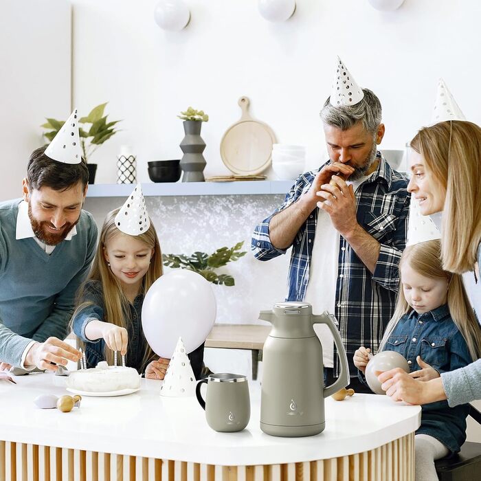 Термос-кавник 2 л, колір селадон Ideus