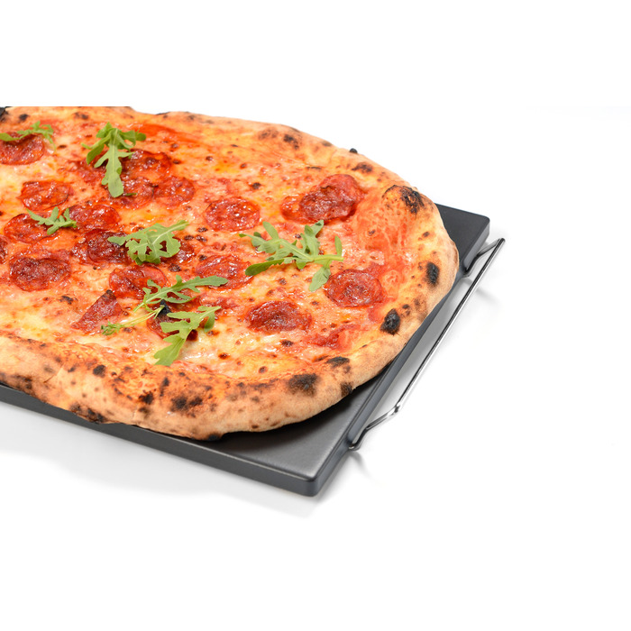 Камень для пиццы прямоугольный 38x30 см с подставкой GRILLI 300380 Код: 012334