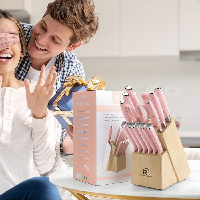 Набір ножів 15 предметів з нержавіючої сталі Justup