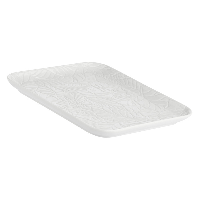 Поднос сервировочный La Porcellana Bianca BOSCO, фарфор, 24,5 х 20 см